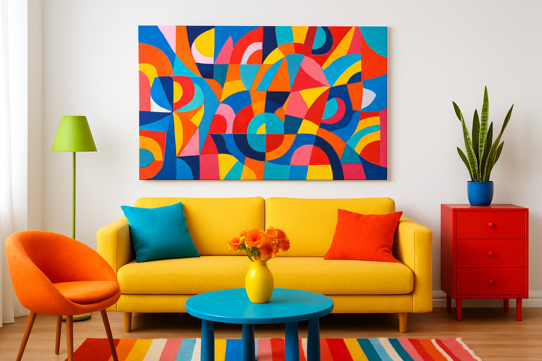 Colorful Wall Art: Bold Pieces for Vibrant Homes