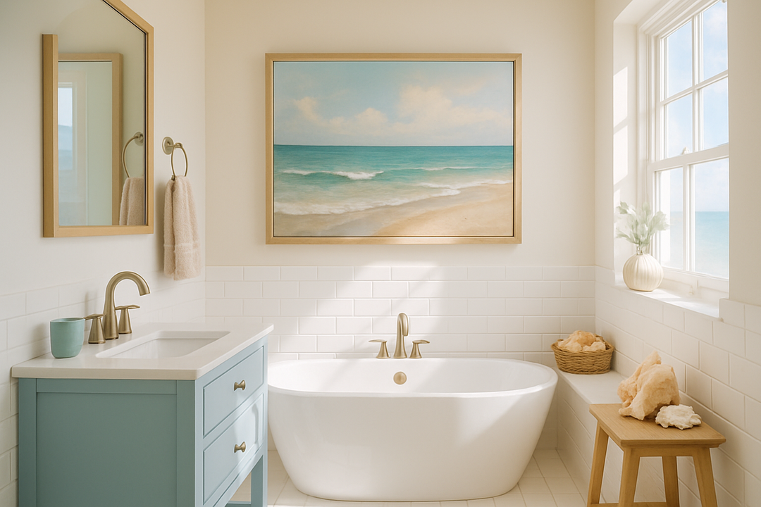 Coastal Bathroom Decor: Beach Vibes at Home