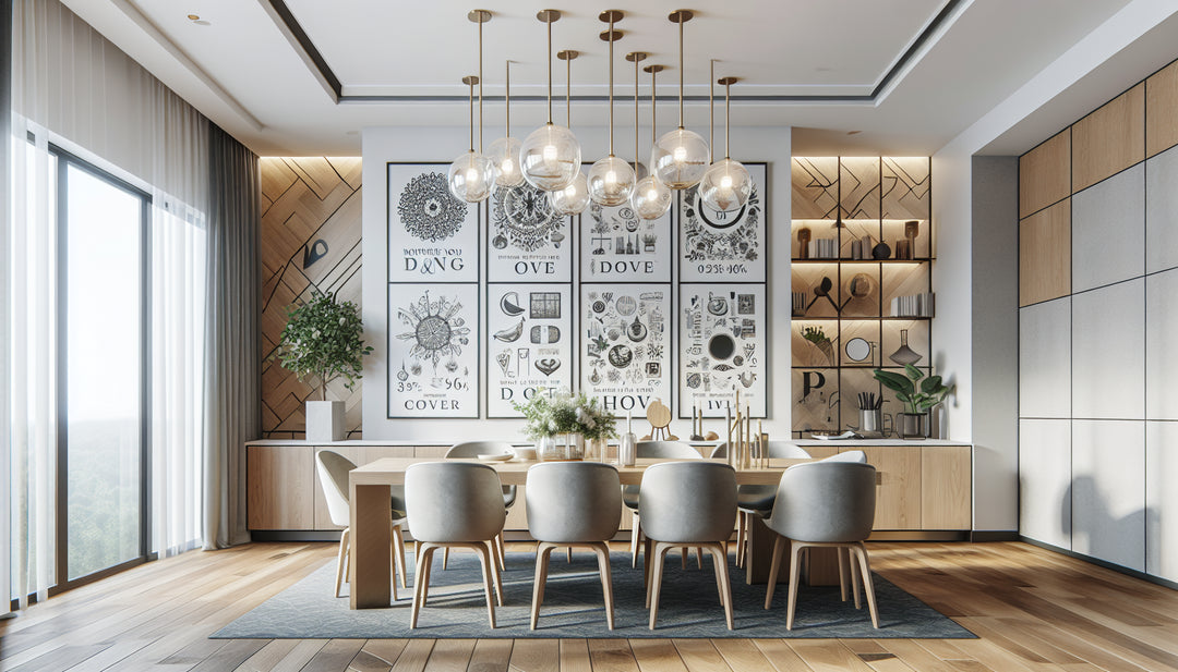 dining room wall decor ideas - SI Art Avenue wall art