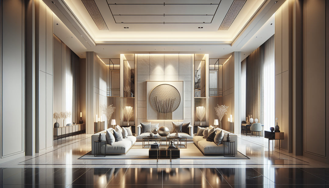 high ceiling wall decor ideas - SI Art Avenue wall art