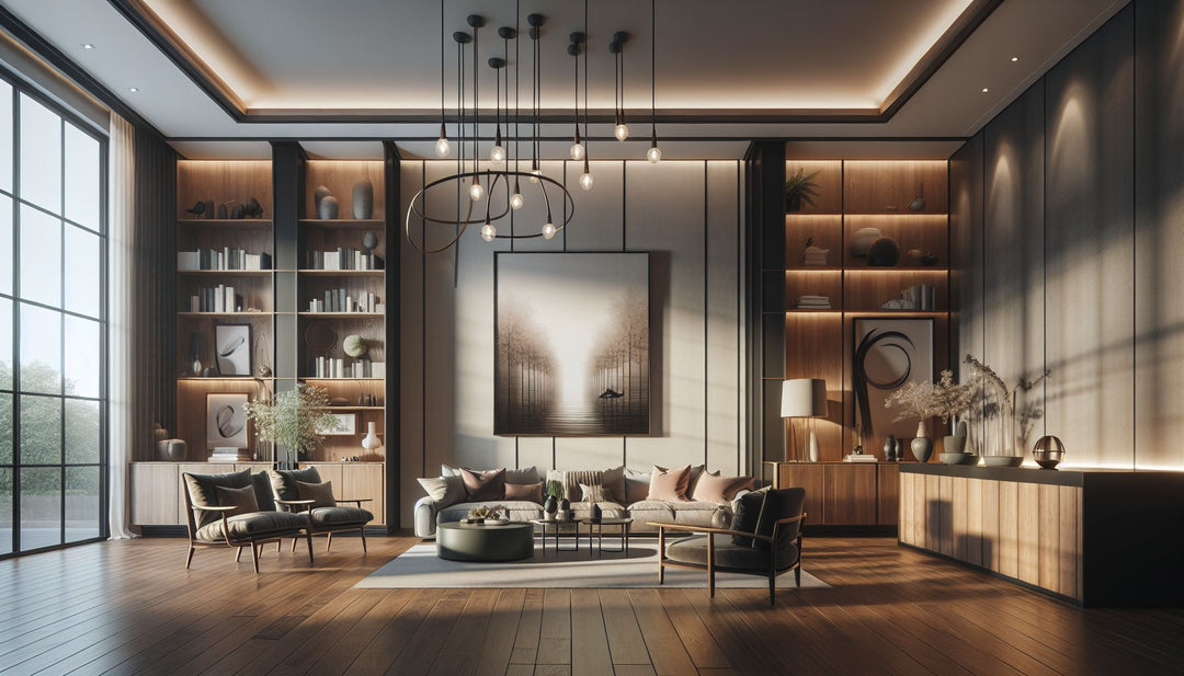 living room high ceiling wall decor ideas - SI Art Avenue wall art