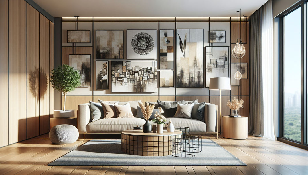 modern large wall decor ideas for living room - SI Art Avenue wall art