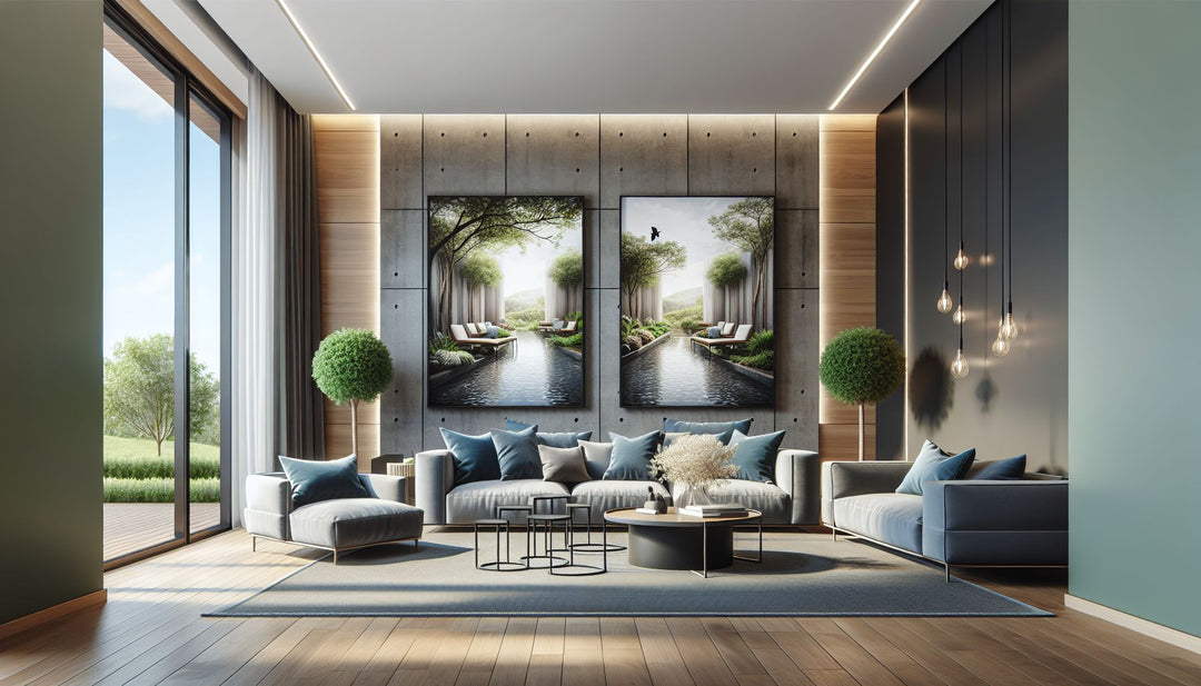 outdoor wall decor ideas - SI Art Avenue wall art