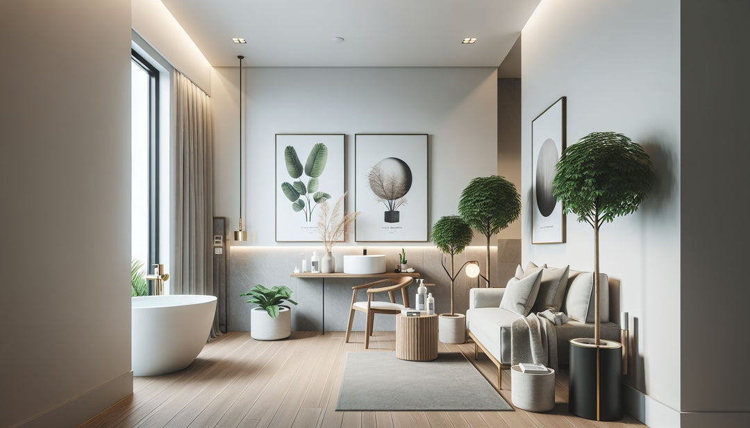 small bathroom wall decor ideas - SI Art Avenue wall art