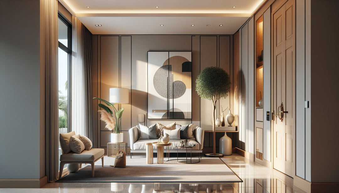 small entryway wall decor ideas - SI Art Avenue wall art