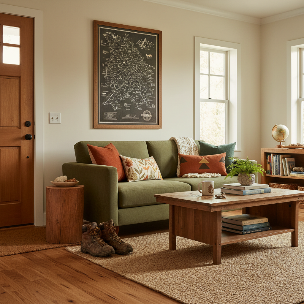 National Park Map Wall Art