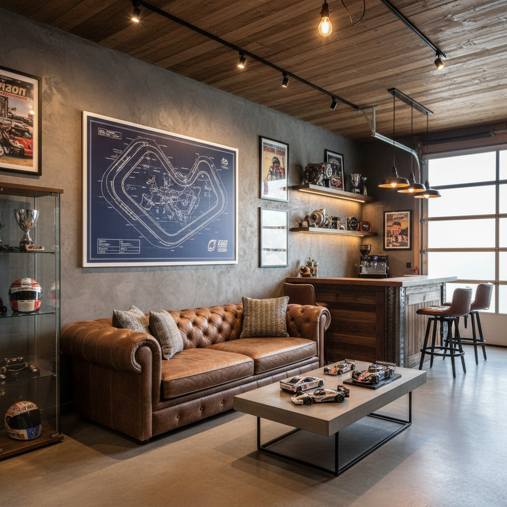 Racing Circuit Wall Art