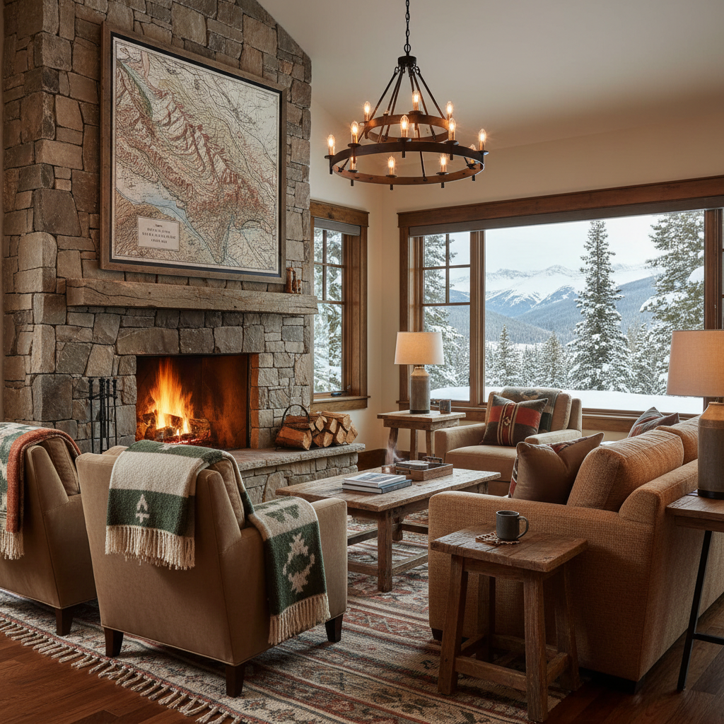 Mountain Map Wall Art