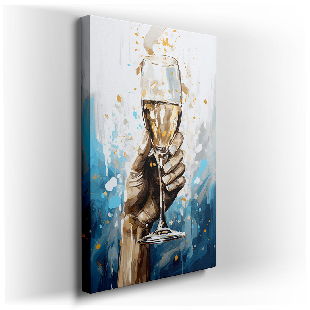 canvas print on wrapped canvas for wall decor – This wall art, a captivating blend of abstract artistry and symbolic representation, is an exquisite piece that captures...