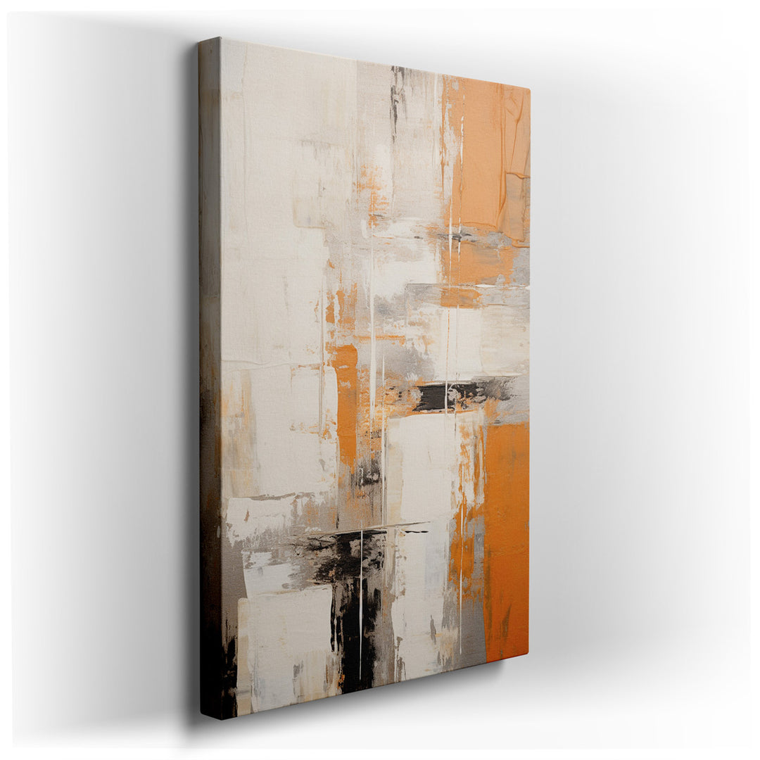 canvas print on wrapped canvas for wall decor – This modern abstract wall art is a captivating visual feast that embodies a vibrant interplay of colors and textures, cr...