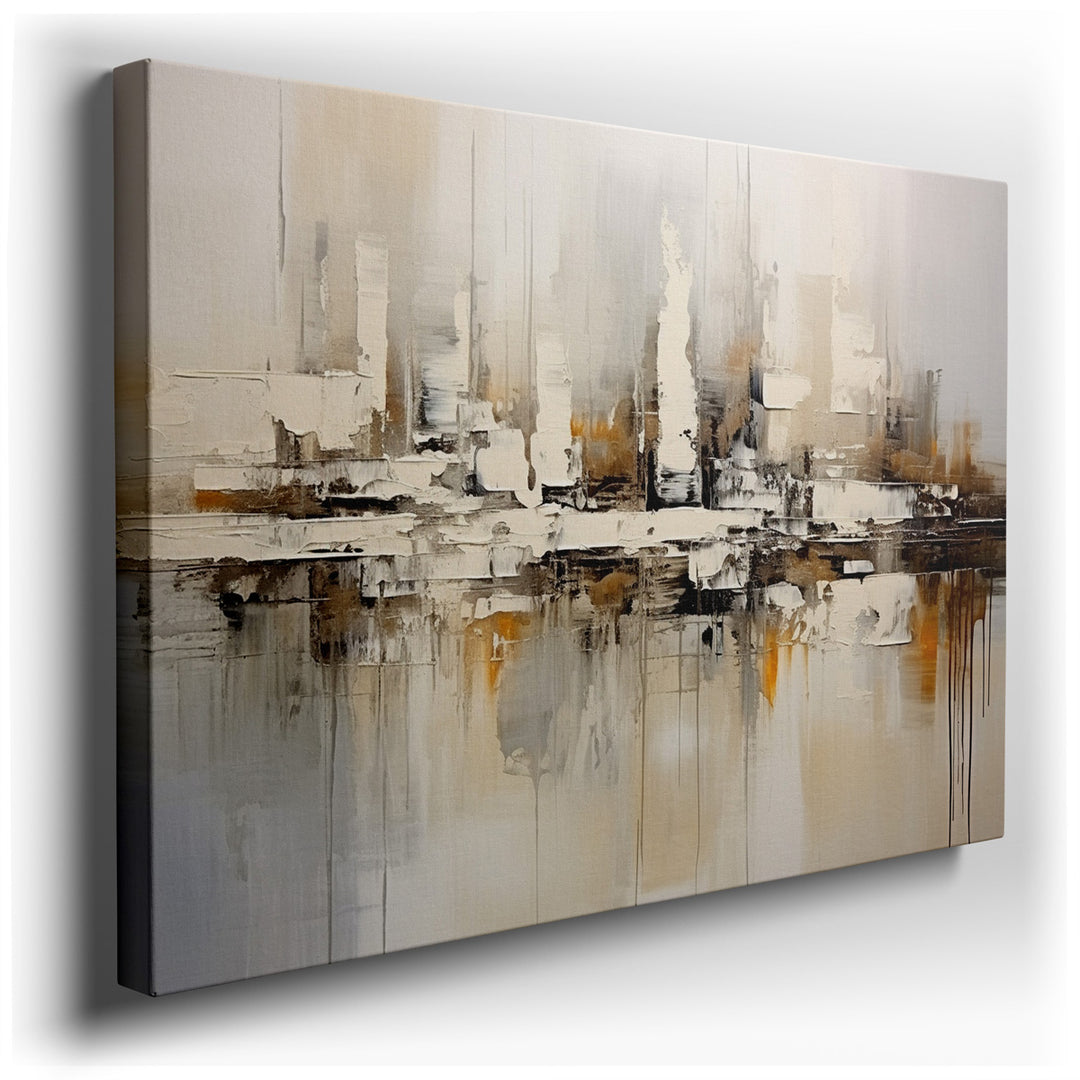 canvas print on wrapped canvas for wall decor – This wall art, a mesmerizing composition of abstract forms and colors, stands as a testament to the power of visual art...