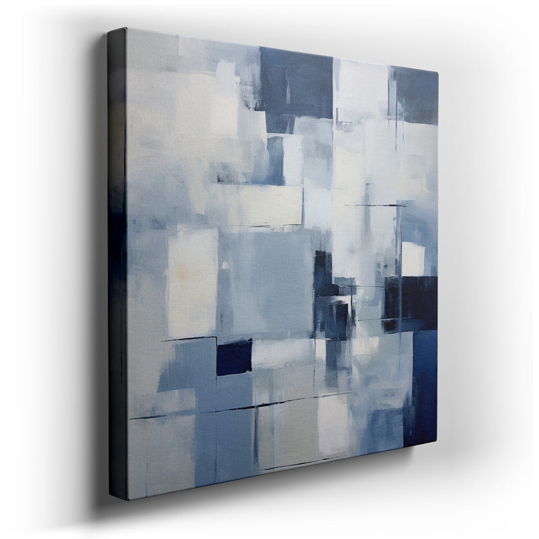 canvas print on wrapped canvas for wall decor – This modern abstract wall art is a captivating blend of artistry and emotion, masterfully composed to enhance any contem...