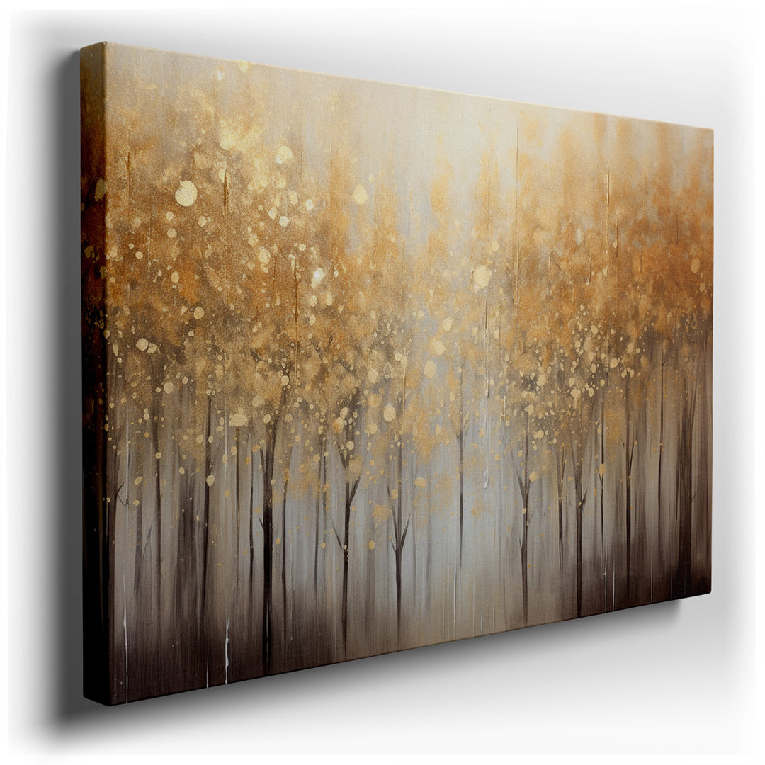 canvas print on wrapped canvas for wall decor – This enchanting wall art offers a captivating portrayal of autumn, a season that evokes a deep sense of warmth and nosta...