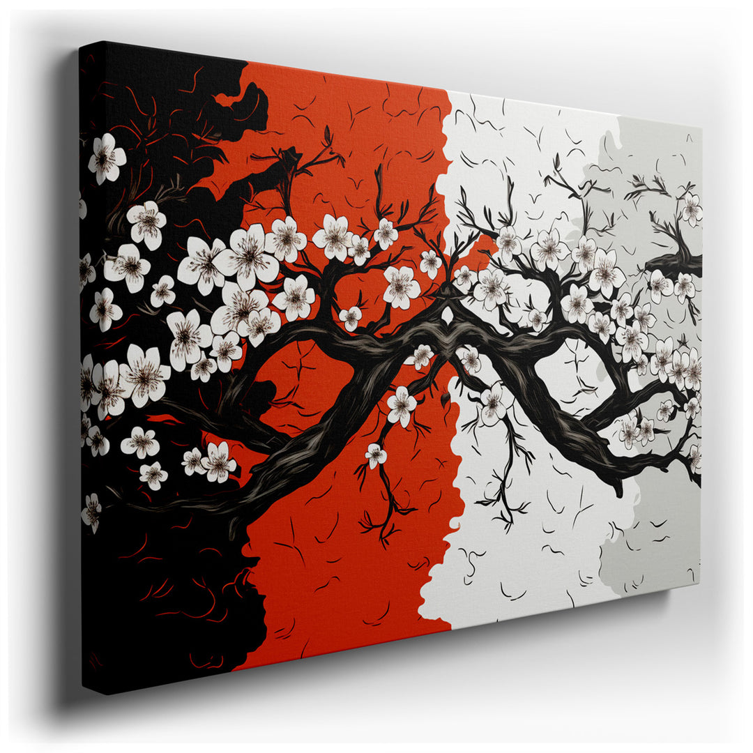 canvas print on wrapped canvas for wall decor – This wall art, a captivating composition of intricate floral patterns, is a masterful display of artistic expression and...
