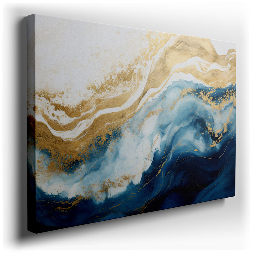 canvas print on wrapped canvas for wall decor – This exquisite wall art is a captivating masterpiece that embodies the serene and majestic essence of the ocean. As you...
