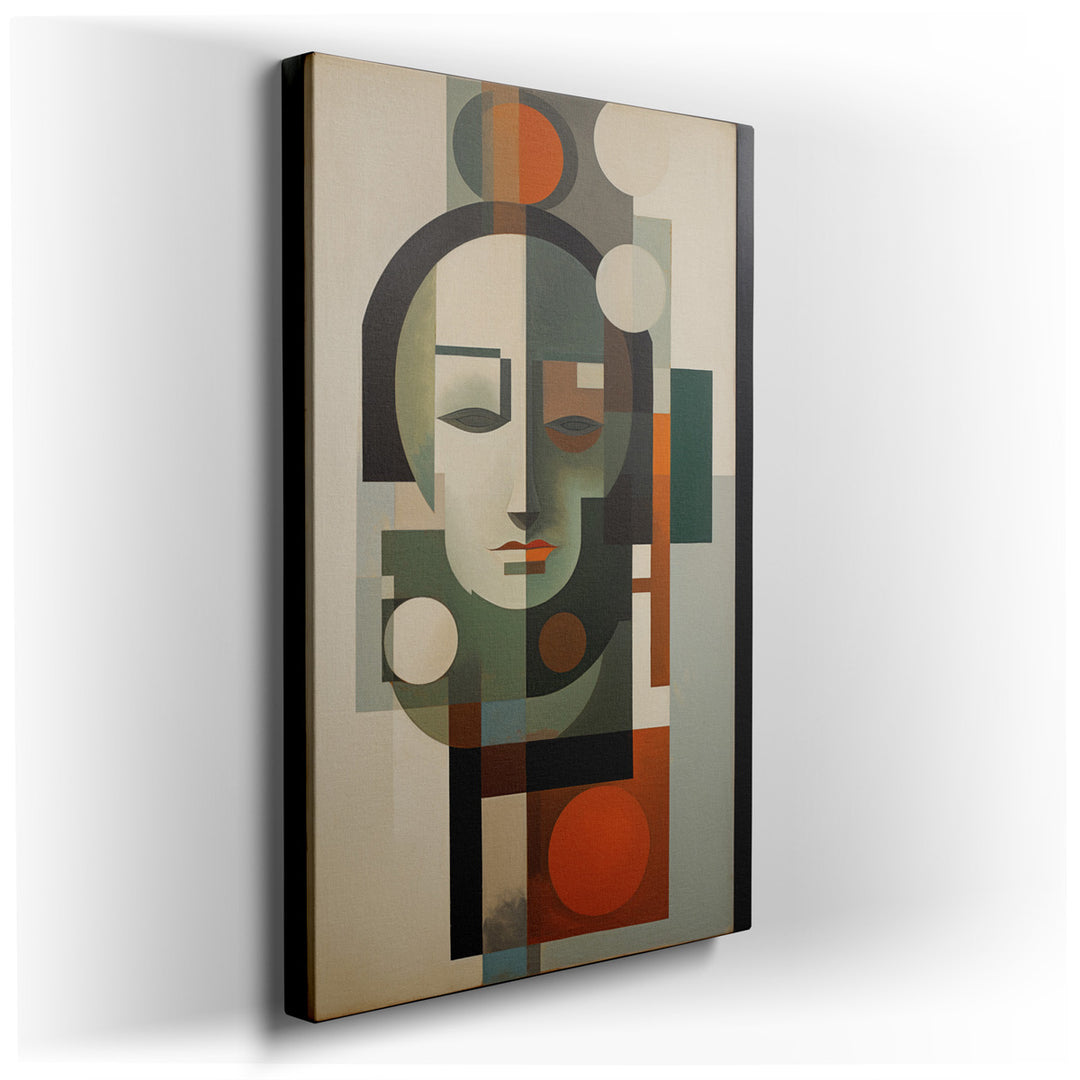 canvas print on wrapped canvas for wall decor – This captivating wall art is a masterful blend of abstract and figurative elements, creating a visual narrative that is...