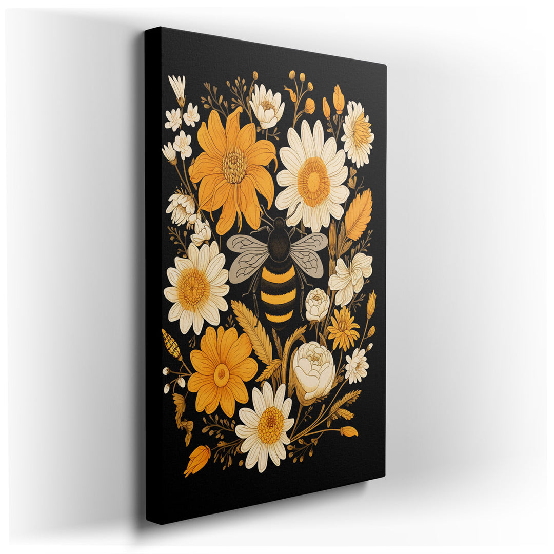 canvas print on wrapped canvas for wall decor – This wall art, a masterful depiction of nature's intricate beauty and the essential roles within its ecosystem, presents...