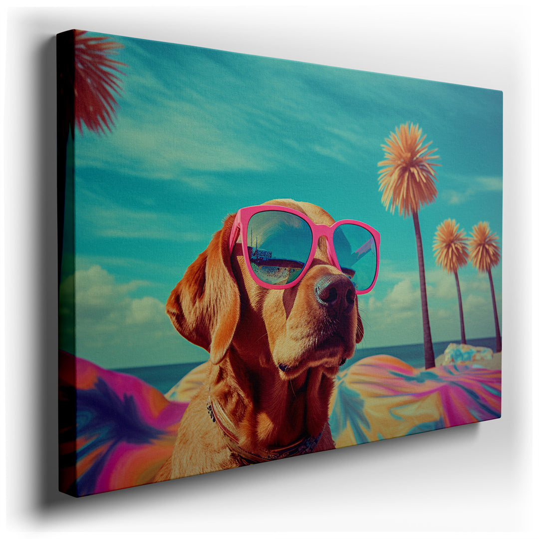 canvas print on wrapped canvas for wall decor – Imagine a wall art that captures the essence of sheer joy and carefree abandon, a piece that instantly uplifts the spiri...