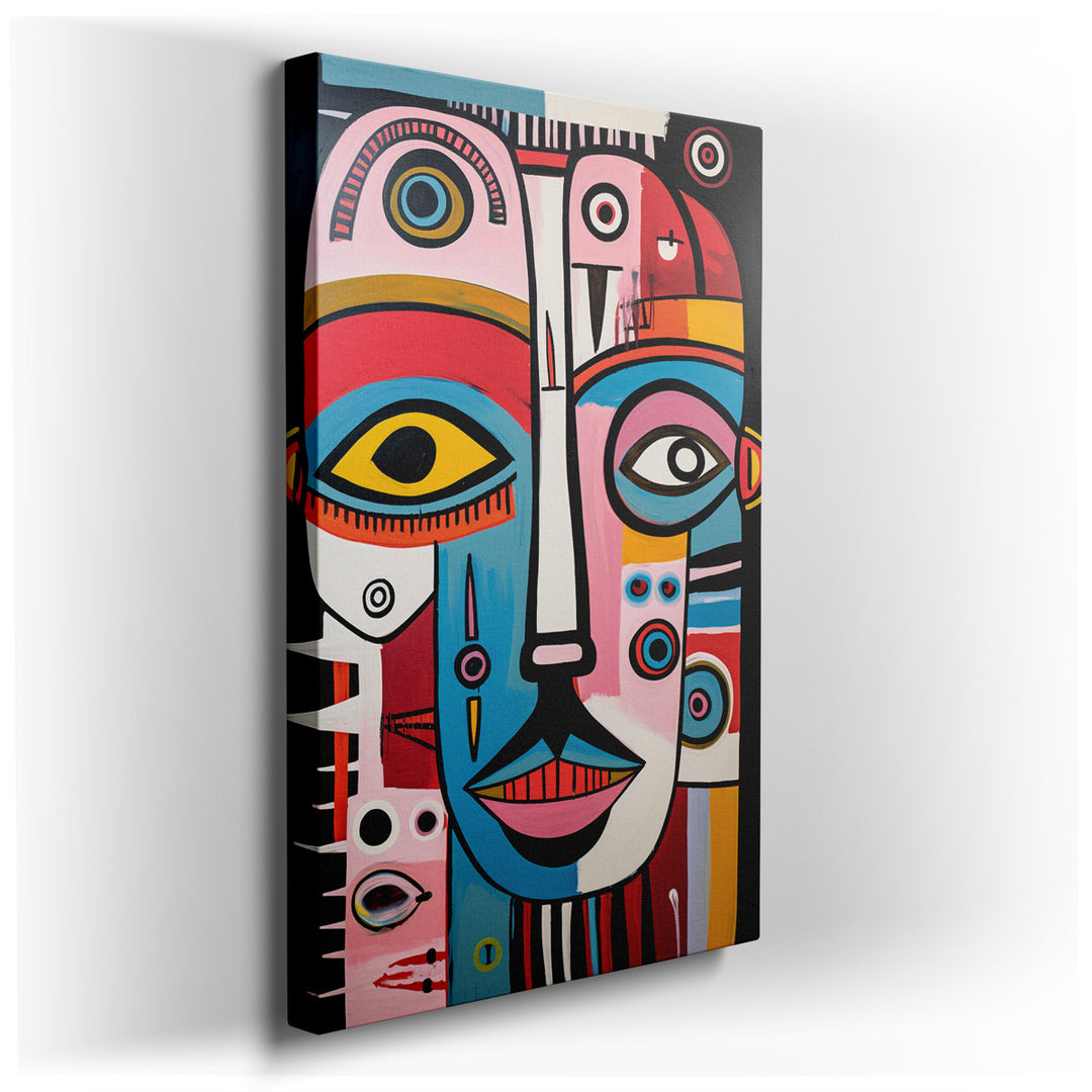 canvas print on wrapped canvas for wall decor – This contemporary abstract wall art is a captivating piece that embodies the essence of modern artistic expression and i...