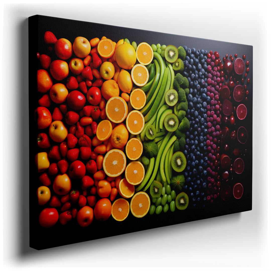 canvas print on wrapped canvas for wall decor – Imagine a wall art that captures the essence of nature's bounty in a vivid and vibrant display, a masterpiece that bring...