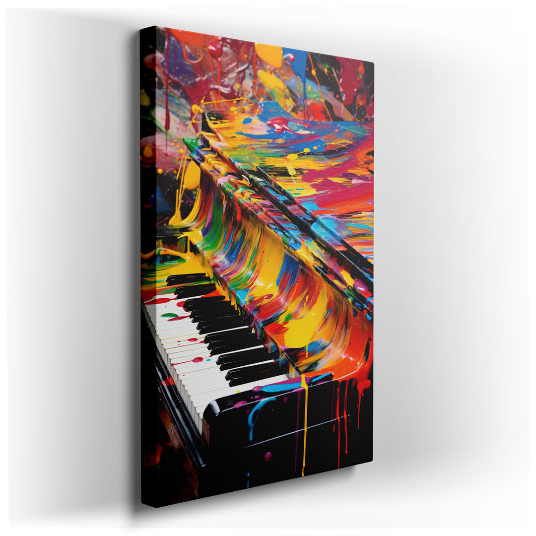 canvas print on wrapped canvas for wall decor – This captivating wall art is a visual symphony, a masterpiece that vividly captures the essence of musical and artistic...