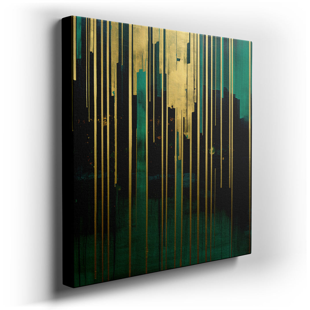 canvas print on wrapped canvas for wall decor – This wall art is a captivating masterpiece that embodies the essence of modern artistry through its striking use of colo...