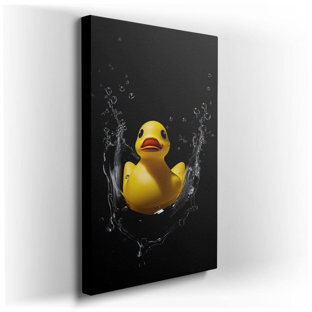canvas print on wrapped canvas for wall decor – Imagine a wall art that encapsulates the essence of pure, unadulterated joy—a playful and vibrant depiction of a rubber...