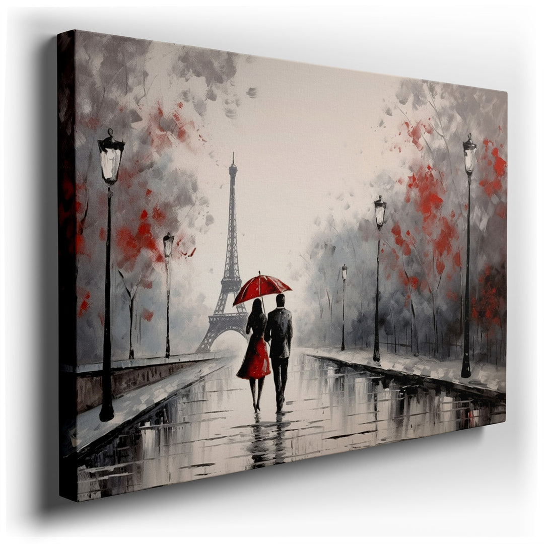 canvas print on wrapped canvas for wall decor – This enchanting wall art captures a timeless moment of romance and beauty, ideal for adding a touch of elegance and love...