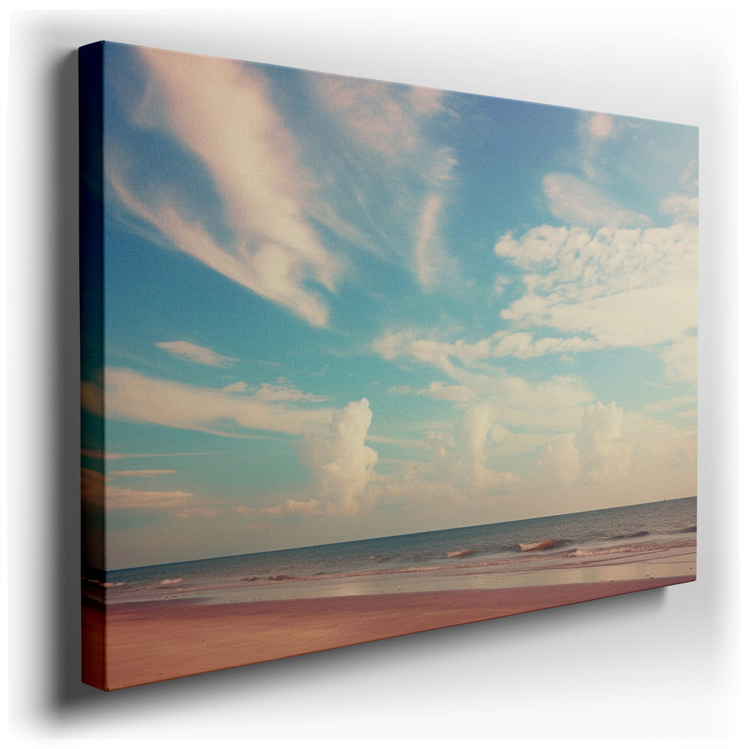 canvas print on wrapped canvas for wall decor – This wall art captures a breathtaking coastal landscape, where the beauty of nature is displayed in its full glory. The...