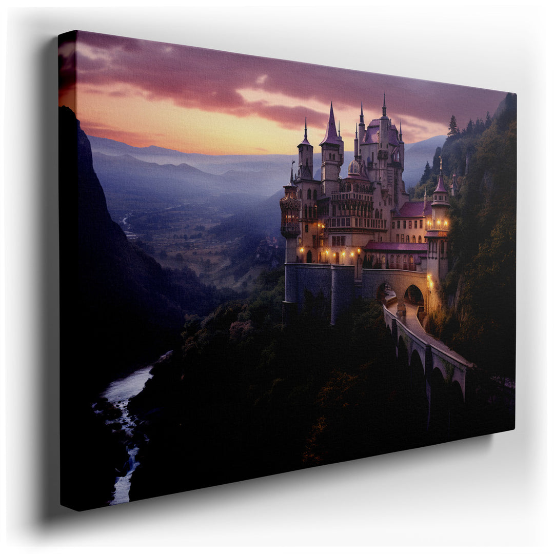 canvas print on wrapped canvas for wall decor – Imagine a wall art that captures the essence of a fantastical realm, where the boundaries between reality and fairy tale...