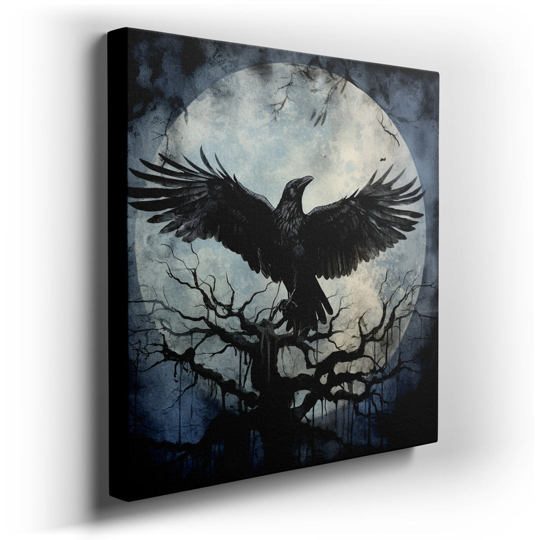 canvas print on wrapped canvas for wall decor – The wall art you are considering is a mesmerizing piece that captures the enigmatic beauty and profound mystery of natur...
