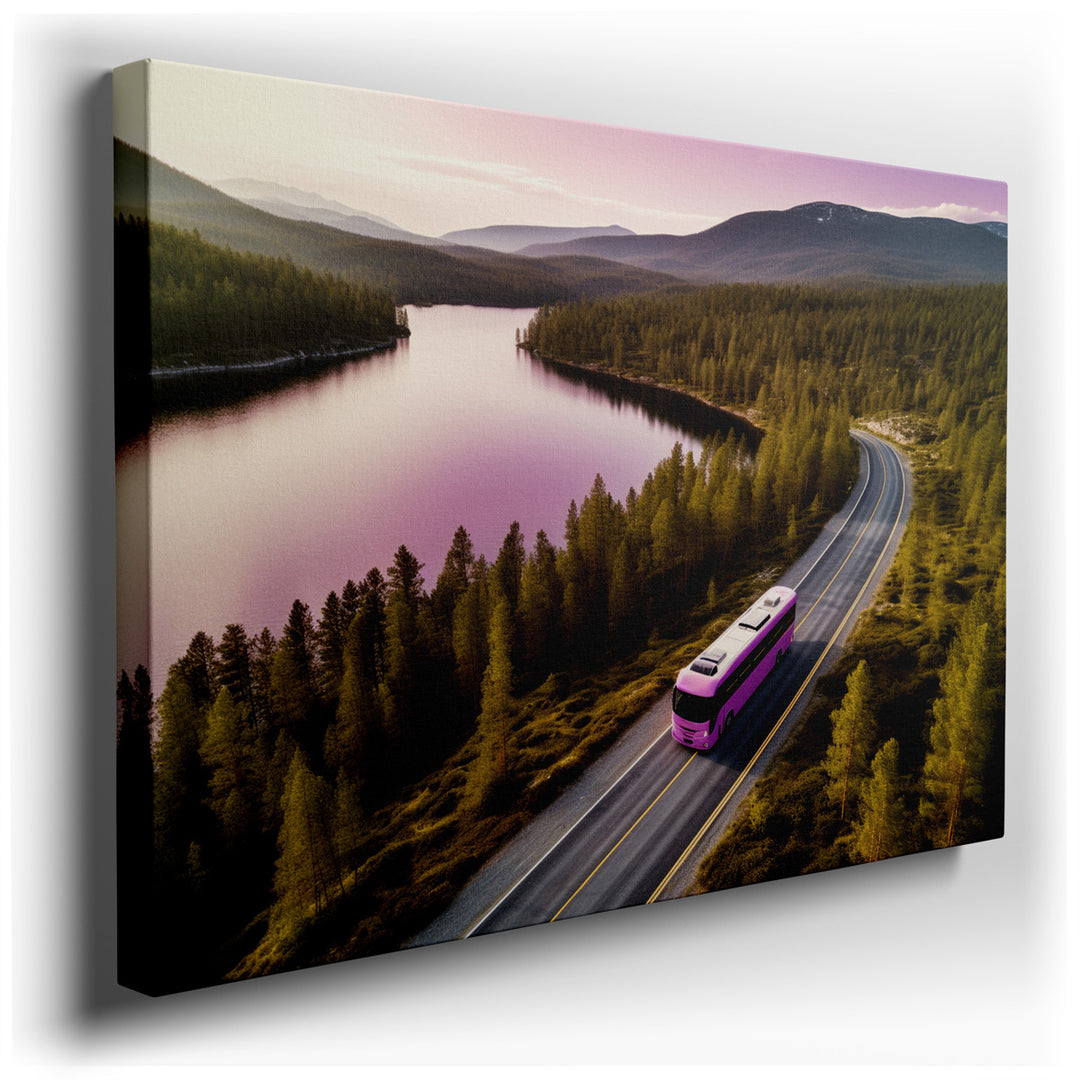canvas print on wrapped canvas for wall decor – Imagine a wall art that captures the essence of both adventure and tranquility, a piece that would be a perfect addition...