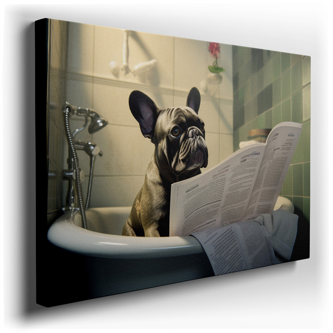 canvas print on wrapped canvas for wall decor – Imagine a wall art that encapsulates both whimsy and warmth, a delightful scene that brings a smile to anyone who behold...
