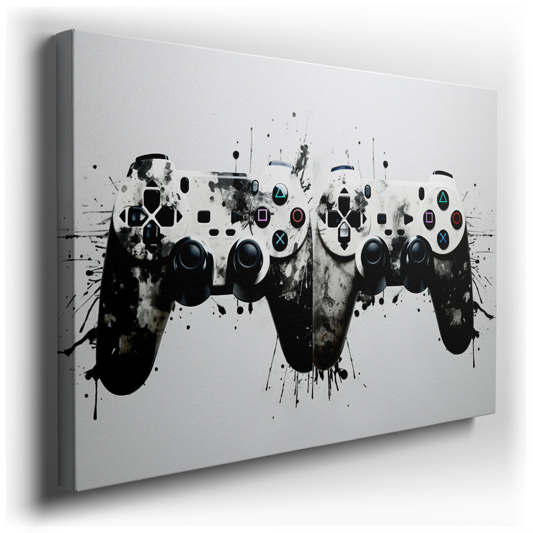 canvas print on wrapped canvas for wall decor – This contemporary wall art is a captivating fusion of modern technology and artistic flair, ideal for adding a touch of...