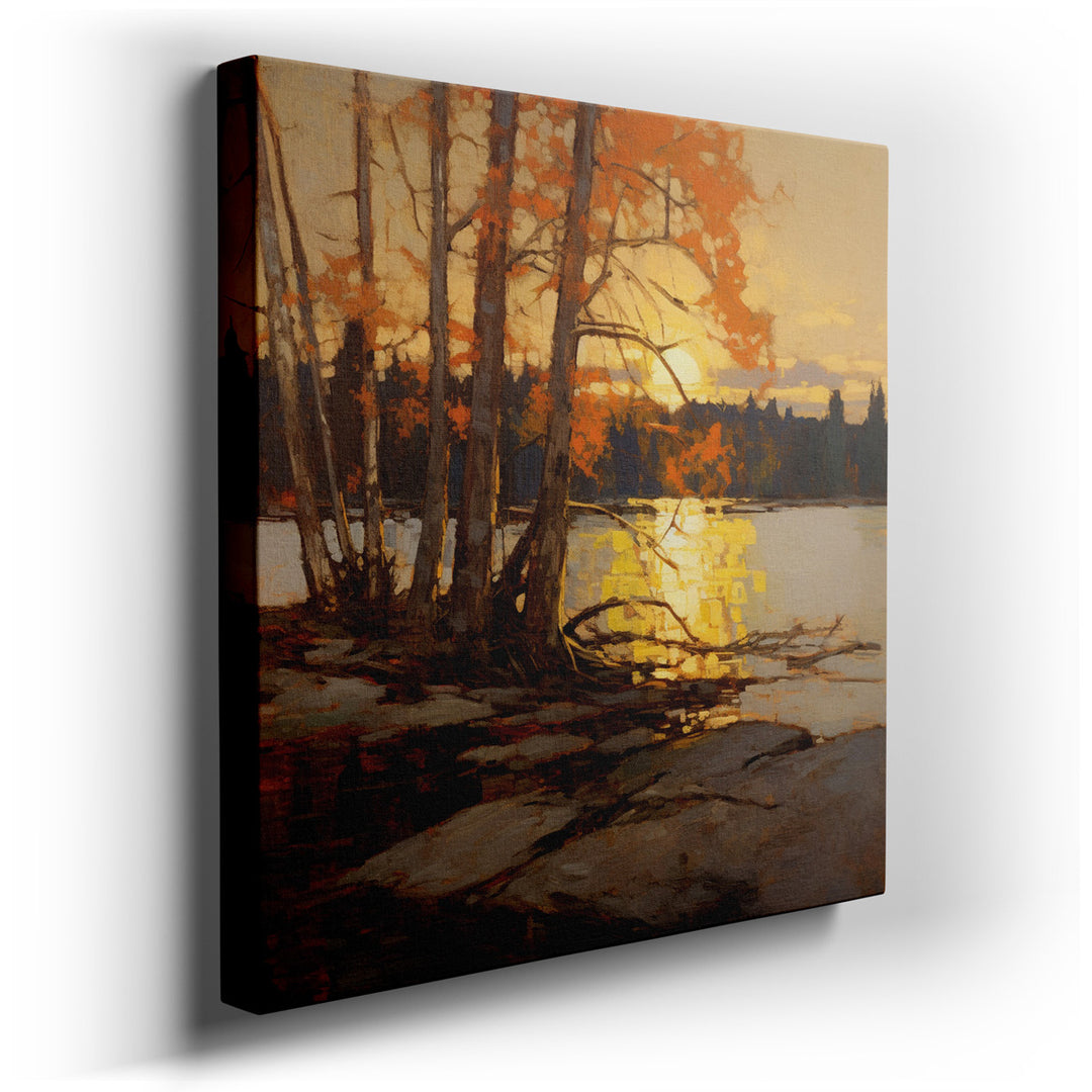 canvas print on wrapped canvas for wall decor – Imagine a wall art that encapsulates the essence of autumn in its most majestic form. This artwork, a stunning portrayal...
