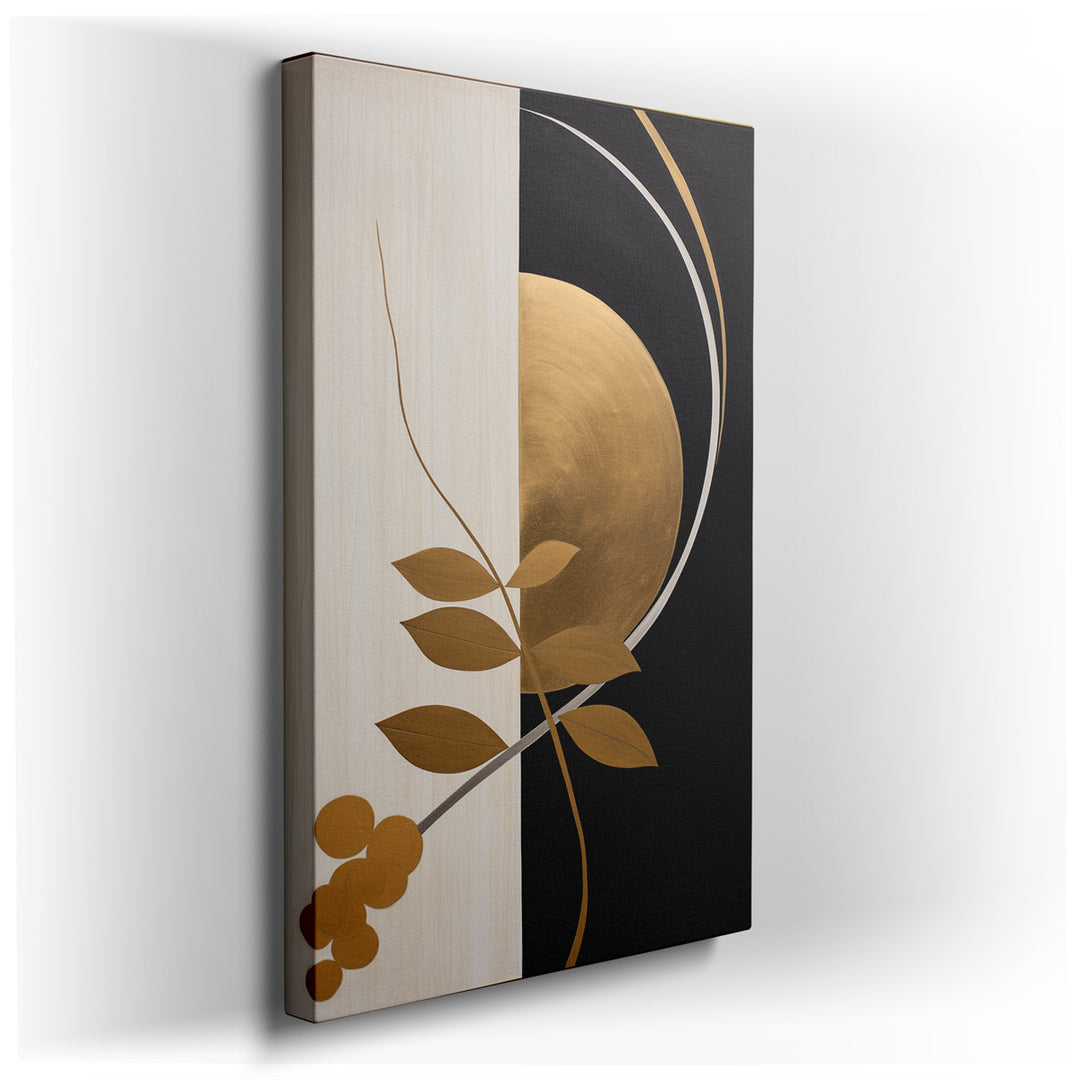 canvas print on wrapped canvas for wall decor – This exquisite wall art is a masterful composition that combines elegance and boldness through its use of color and form...