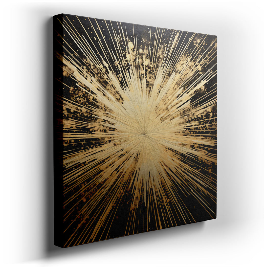 canvas print on wrapped canvas for wall decor – This wall art is a mesmerizing abstract creation that captures the essence of dynamism and vitality through its visually...