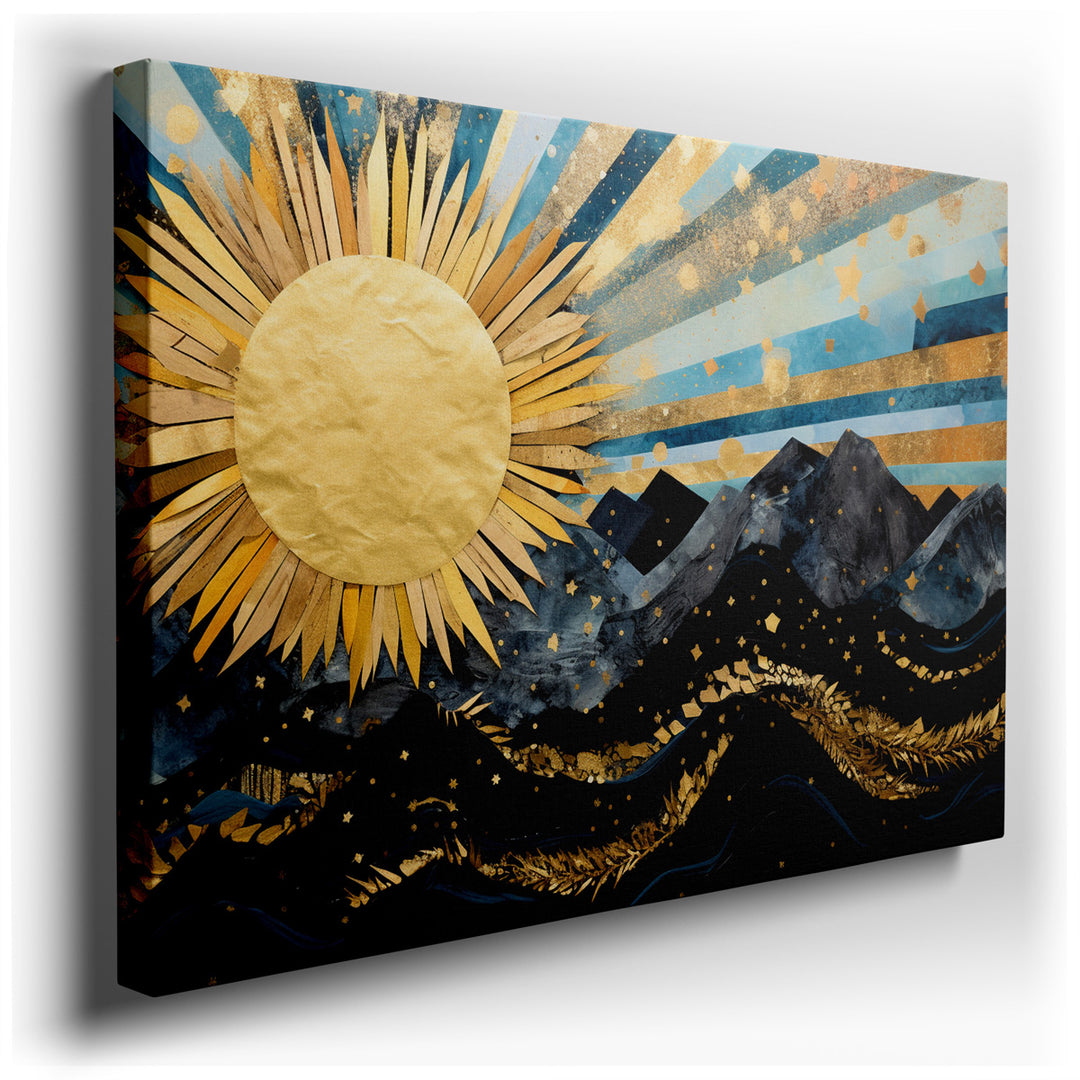 canvas print on wrapped canvas for wall decor – This wall art, a stunning portrayal of nature's grandeur, is an exquisite addition to any room seeking a touch of vibran...