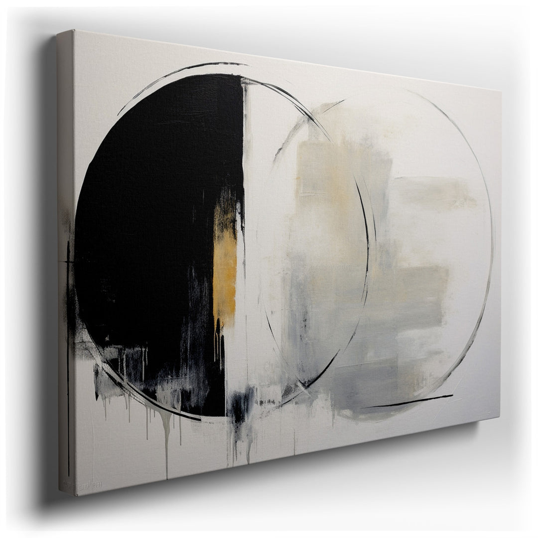 canvas print on wrapped canvas for wall decor – This minimalist abstract wall art is a captivating piece that embodies the principles of simplicity and harmony through...
