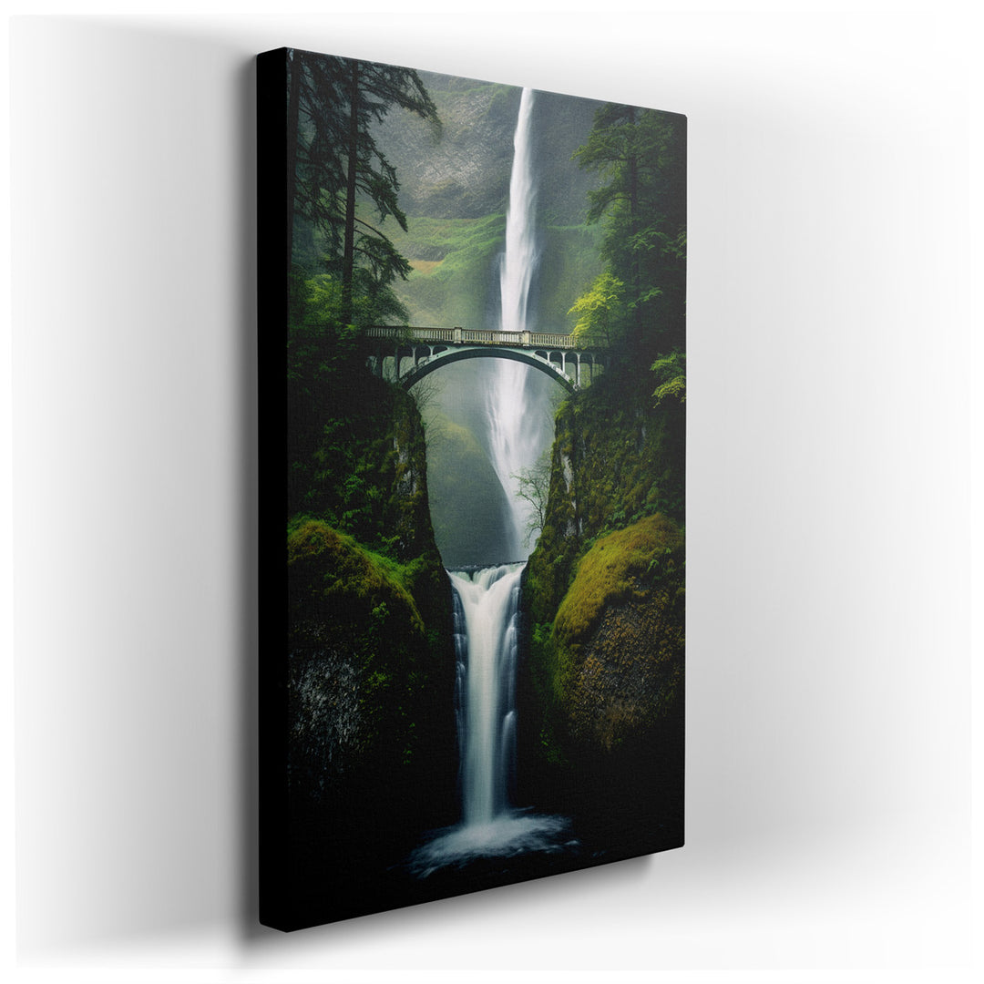 canvas print on wrapped canvas for wall decor – Imagine a wall art that encapsulates both the raw spirit of adventure and the serene embrace of tranquility. This artwor...