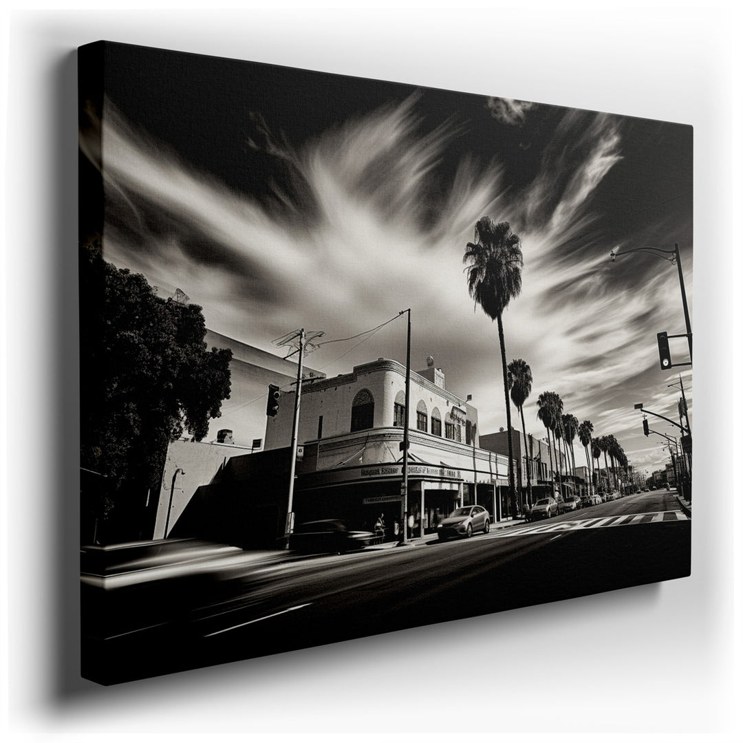 canvas print on wrapped canvas for wall decor – This wall art captures a picturesque street scene that is both evocative and vibrant, making it a perfect addition to an...