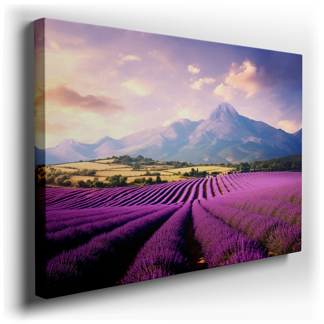 canvas print on wrapped canvas for wall decor – The wall art captures a breathtaking landscape that is both serene and invigorating, perfect for enhancing the ambiance...