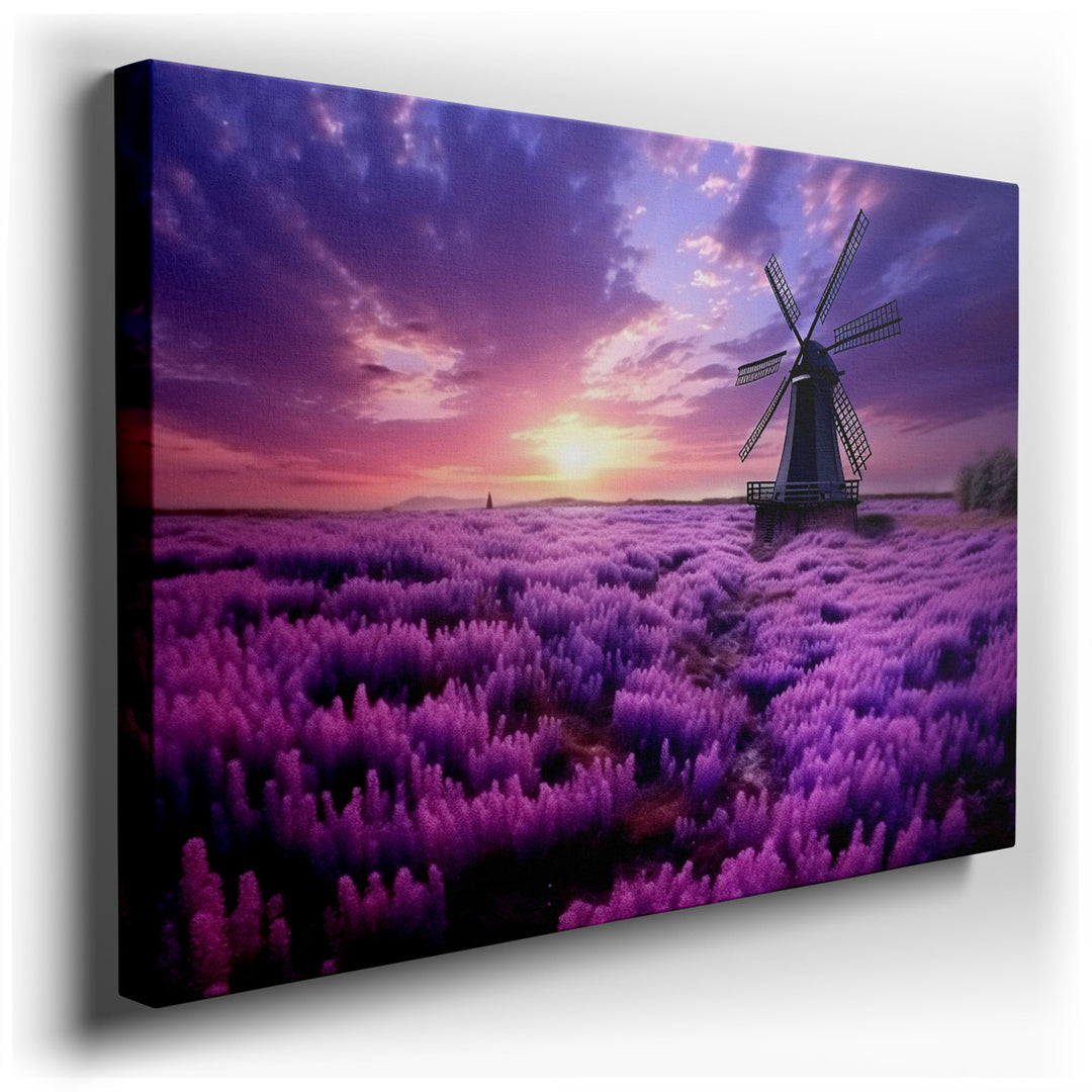 canvas print on wrapped canvas for wall decor – This wall art captures a breathtaking landscape that is both serene and evocative, perfect for enhancing the ambiance of...