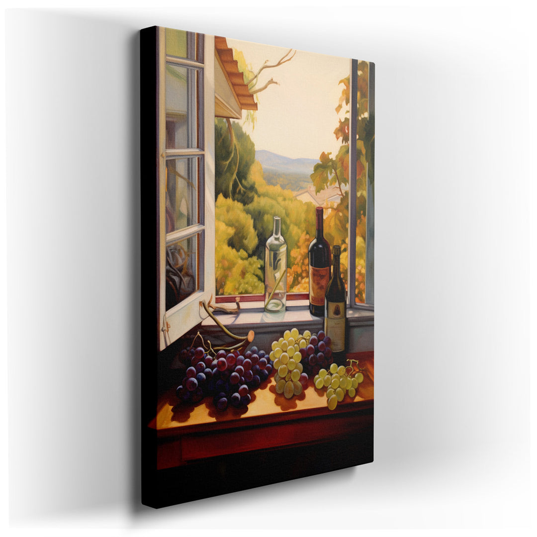 canvas print on wrapped canvas for wall decor – This vibrant still life wall art is a captivating composition that celebrates the simple yet profound pleasures of life...