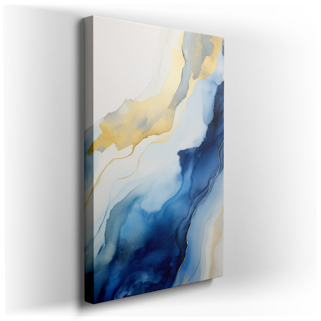canvas print on wrapped canvas for wall decor – This wall art, a mesmerizing abstract watercolor, is a testament to the beauty and complexity of modern art. It features...