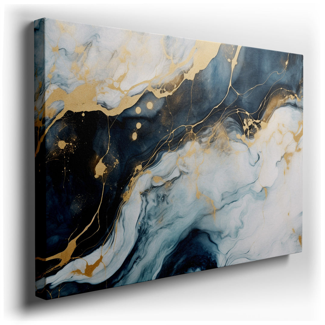 canvas print on wrapped canvas for wall decor – This exquisite wall art is a captivating masterpiece that embodies the essence of luxury and sophistication. Dominated b...