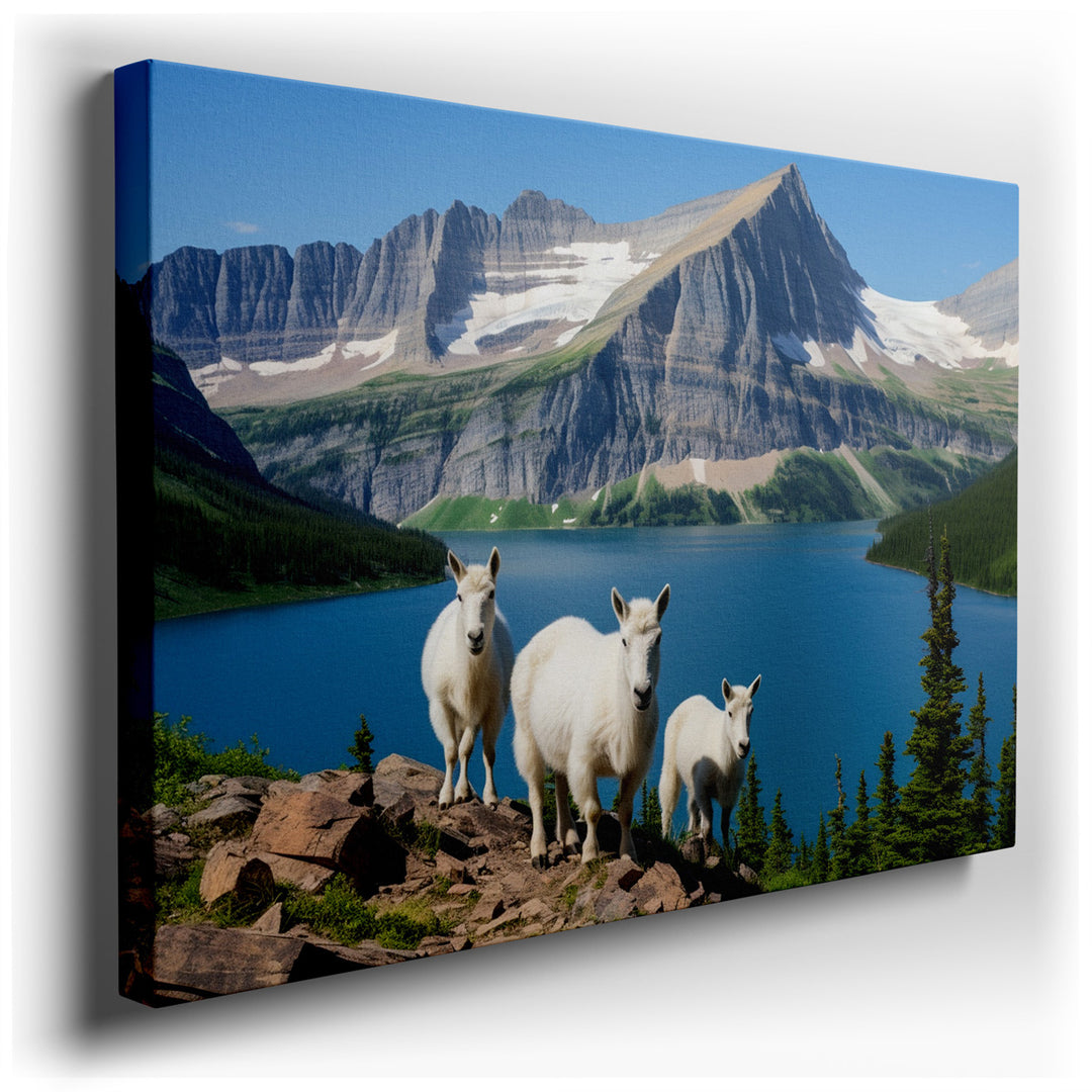 canvas print on wrapped canvas for wall decor – This exquisite wall art captures a moment of serene beauty and raw natural power, making it a captivating addition to an...