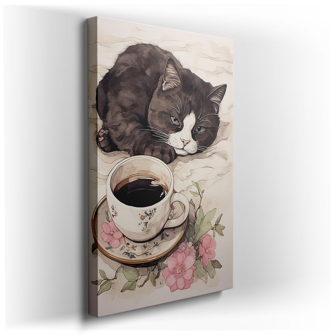 canvas print on wrapped canvas for wall decor – This wall art captures a moment of pure, unadulterated tranquility, making it an ideal addition to any room that seeks t...