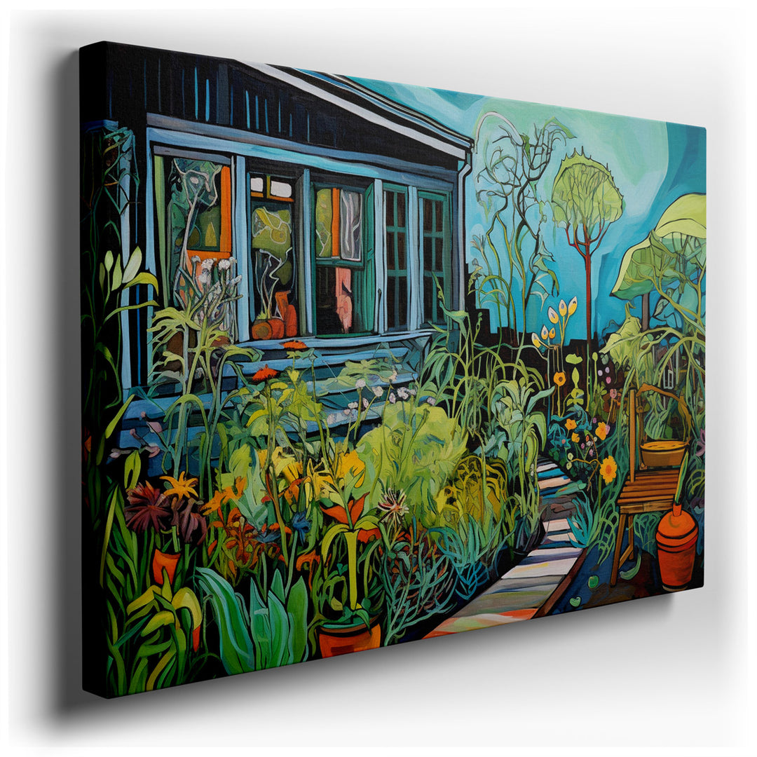 canvas print on wrapped canvas for wall decor – This enchanting wall art captures the essence of tranquility and natural beauty, making it an ideal artwork to hang in a...