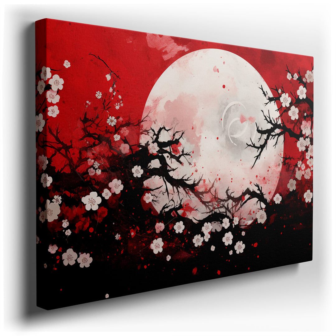 canvas print on wrapped canvas for wall decor – This captivating wall art presents a breathtaking scene that is both evocative and deeply stirring. Dominating the canva...